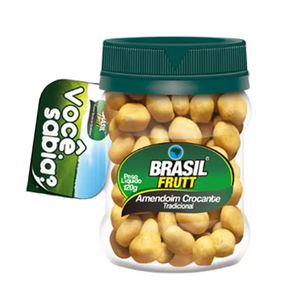 Amendoim Crocante BRASIL FRUTT Tradicional Pote 120g