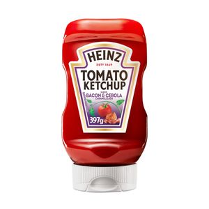 Ketchup HEINZ Bacon & Cebola Caramelizada Frasco 397g