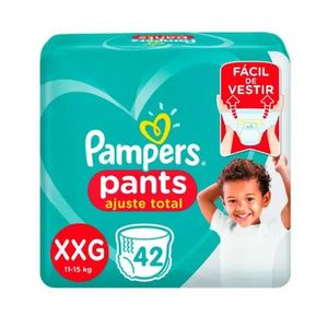 Fralda Pampers Pants Ajuste Total Tamanho XXG Pacote 42 Unidades