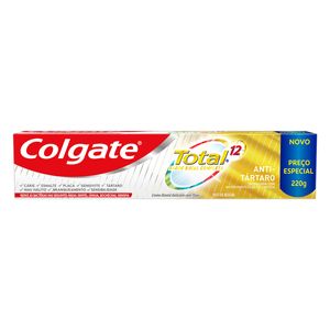 Creme Dental COLGATE Antitártaro Total 12 Caixa 220g