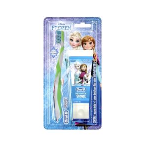 Kit ORAL-B Pro Saúde Stages Frozen Creme Dental sabor Tutti Frutti 100g + Escova Dental