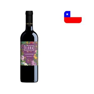 Vinho Tinto Chileno Orgânico FLORA Carmenère garrafa 750ml