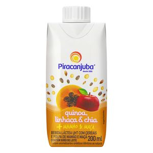 Bebida Láctea UHT PIRACANJUBA Piracanjuba Mamão e Maçã 200ml