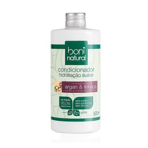 Condicionador BONI NATURAL Argan e Linhaça Contém 500ml