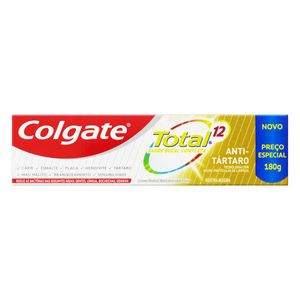 Creme Dental COLGATE Antitártaro Total 12 Caixa 180g