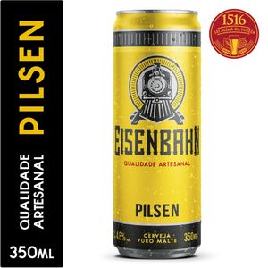 Cerveja Puro Malte EISENBAHN Pilsen Lata 350ml