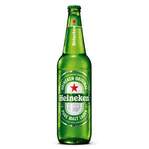 Cerveja Lager HEINEKEN Premium Garrafa 600ml