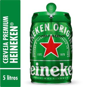 Cerveja Puro Malte HEINEKEN Lager Barril 5L