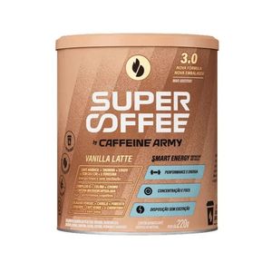 Suplemento Alimentar SUPER COFFEE Classic Baunilha Lata 220g