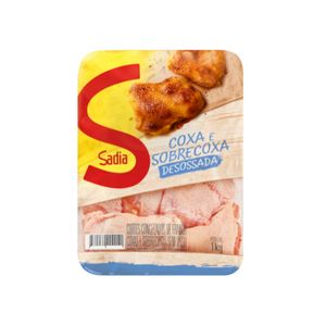 Coxa e Sobrecoxa de Frango Congelada S/ Osso Sadia 1kg