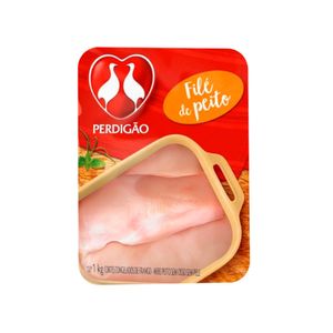 Filé de Peito de Frango Congelado PERDIGÃO Bandeja 1kg