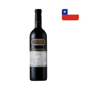 Vinho Tinto Chileno SANTA EMA Gran Reserva Merlot Garrafa 750ml