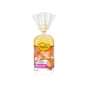 Pão Brioche PADERRÍ Trançado Pacote 400g