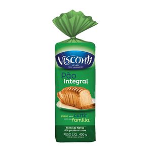 Pão de Forma Integral VISCONTI Pacote 400g