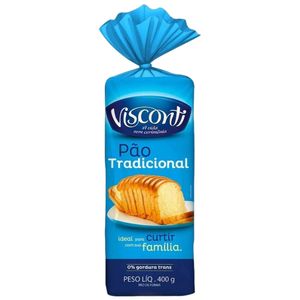 Pão de Forma VISCONTI Tradicional Pacote 400g