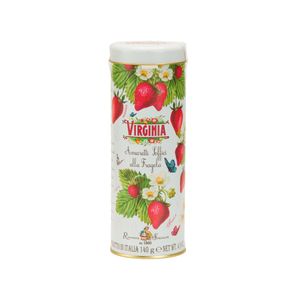 Biscoito Amaretti Virginia Sabor Morango Lata 140g