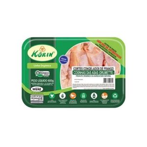 Cortes de Frango Coxinha das Asas Drumette KORIN Congelados Bandeja 600g