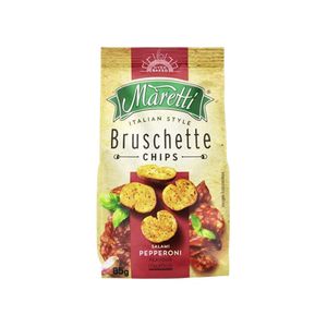 Bruschetta Maretti com Salami e Pepperoni Embalagem 90g