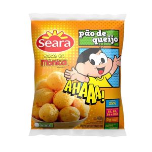 Pão de Queijo Seara Turma da Mônica Embalagem 400g