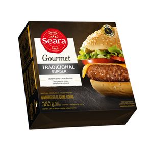 Hambúrguer Tradicional Seara Gourmet Caixa 360g