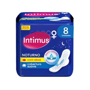 Absorvente Noturno INTIMUS Suave com Abas 8un