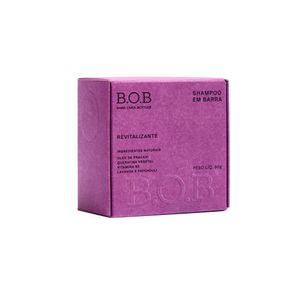 Shampoo em barra Over Bottles B.O.B revitalizante Caixa 80g