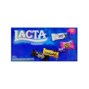 Chocolate Lacta Brand Favoritos Mix Variedades 250,6g