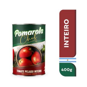 Tomate Pelado Inteiro Pomarola Chef Lata 400g