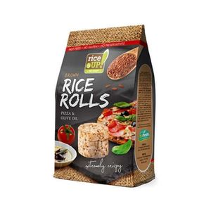 Bolinho de Arroz Pizza RICE UP Embalagem 50g
