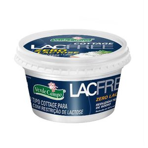 Queijo Cottage VERDE CAMPO Zero Lactose Pote 200g