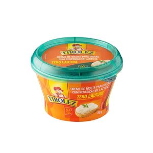 Creme de Ricota TIROLEZ Zero Lactose Pote 150g