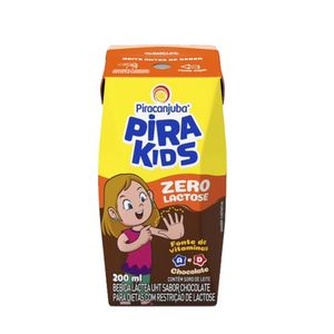 Bebida Lactea PIRAKids Zero Lactose Caixa 200ml