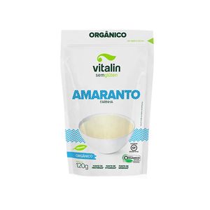 Amaranto Farinha Sem Glúten VITALIN Orgânica Embalagem 120g