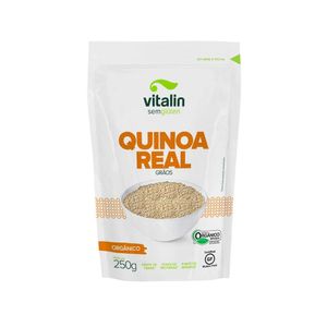 Quinoa Real Sem Glúten VITALIN em Flocos Embalagem 120g