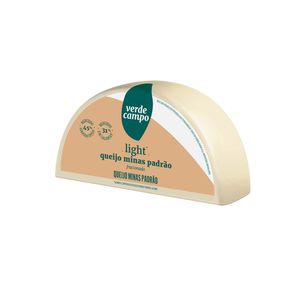 Queijo Fracionado Minas Padrão Verde Campo Light Embalagem 500g