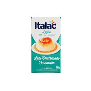 Leite Condensado Desnatado Light Italac Caixa 395g