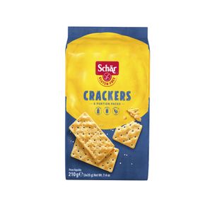 Biscoito Tipo Cracker sem Glúten SCHÄR Crackers Embalagem 210g