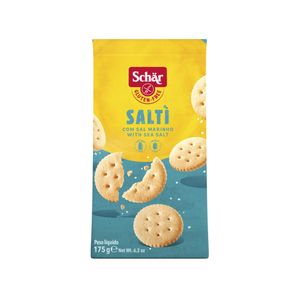 Biscoito Salgado sem Glúten SCHÄR Saltí Embalagem 175g