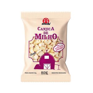 Canjica de Milho Doce com Açúcar Orgânico OKOSHI Pacote 50g