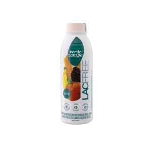 Iogurte LACFREE VERDE CAMPO Banana, Maçã e Mamão Garrafa 500g