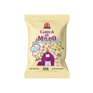 Canjica de Milho Orgânico OKOSHI com Sal Marinho Pacote 50g