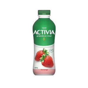 Iogurte Activia Sabor Morango Garrafa 800ml