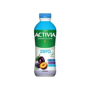 Iogurte Zero Lactose Activia Sabor Ameixa Garrafa 800ml