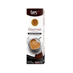 Cápsula de Café Espresso 3 CORAÇÕES Dark Roast caixa 10un