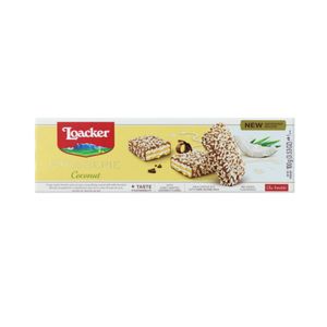 Biscoito Wafer Patisserie Loacker Coconut Embalagem 100g