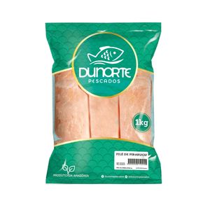 Filé de Pirarucu DUNORTE Congelado Pacote 1kg