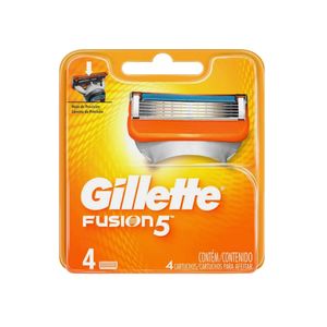 Lâmina de Barbear GILLETTE Fusion5 cartela 4un