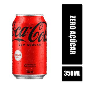 Refrigerante COCA-COLA Zero Açúcar Lata 350ml