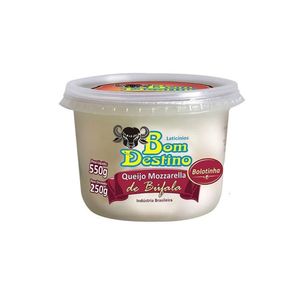 Queijo Mussarela BOM DESTINO Bolotinha Cereja Pote 500g