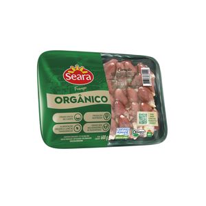 Coração Frango SEARA Orgânico Bandeja 600g